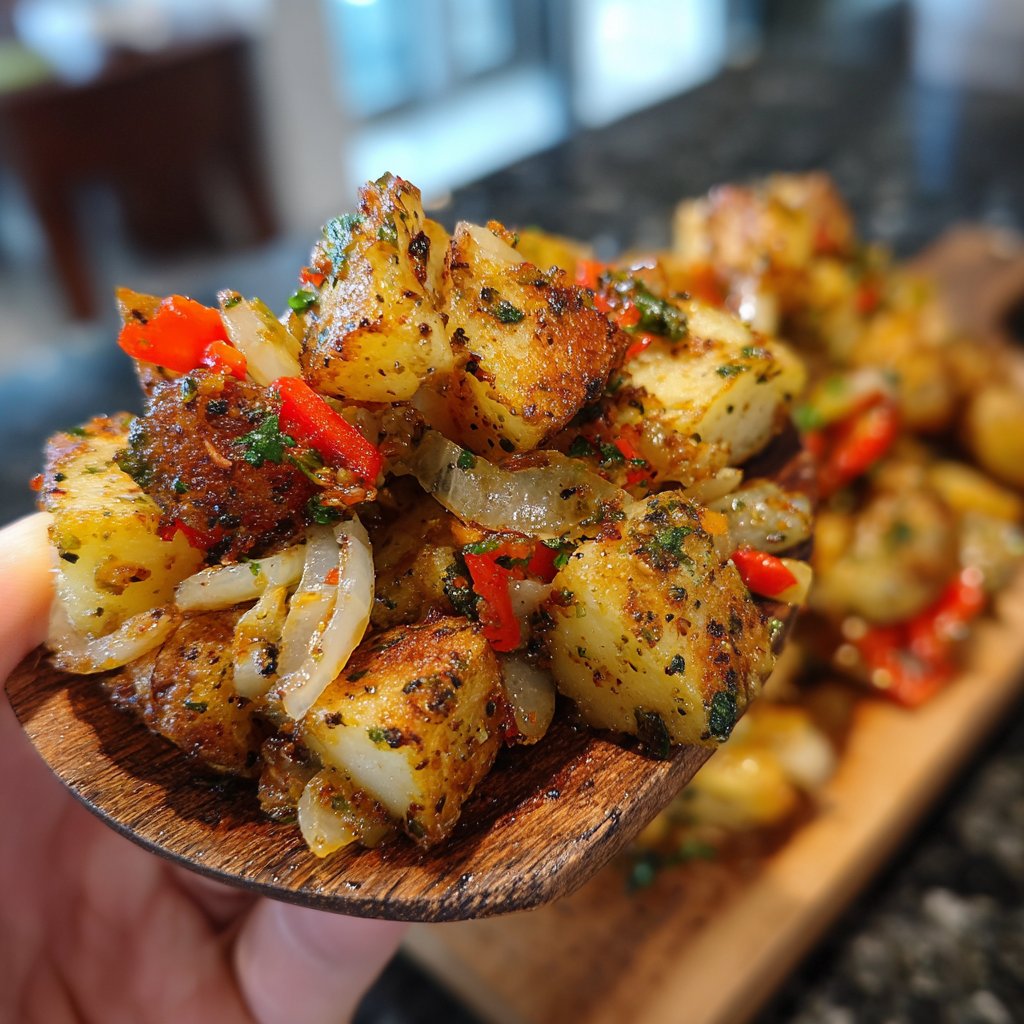 Crispy Potato and Veggie Medley