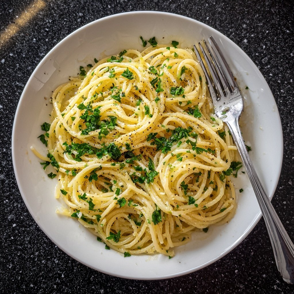 Quick Garlic Butter Pasta