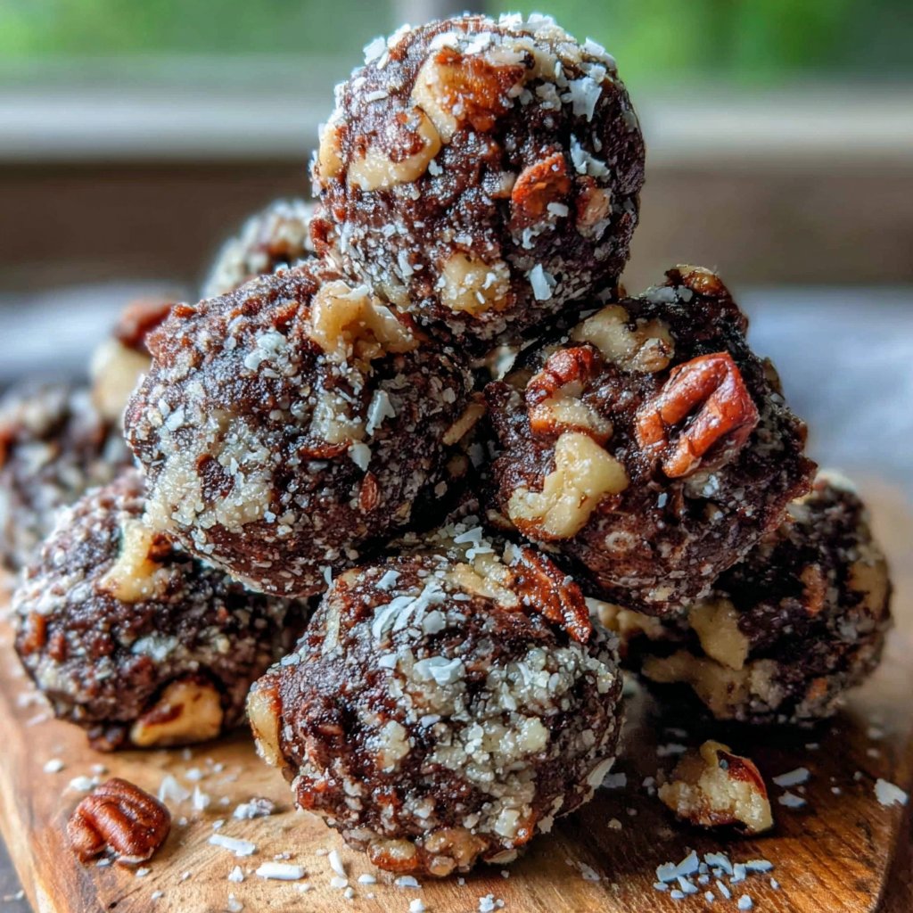 Nutty Brownie Mix Energy Bites