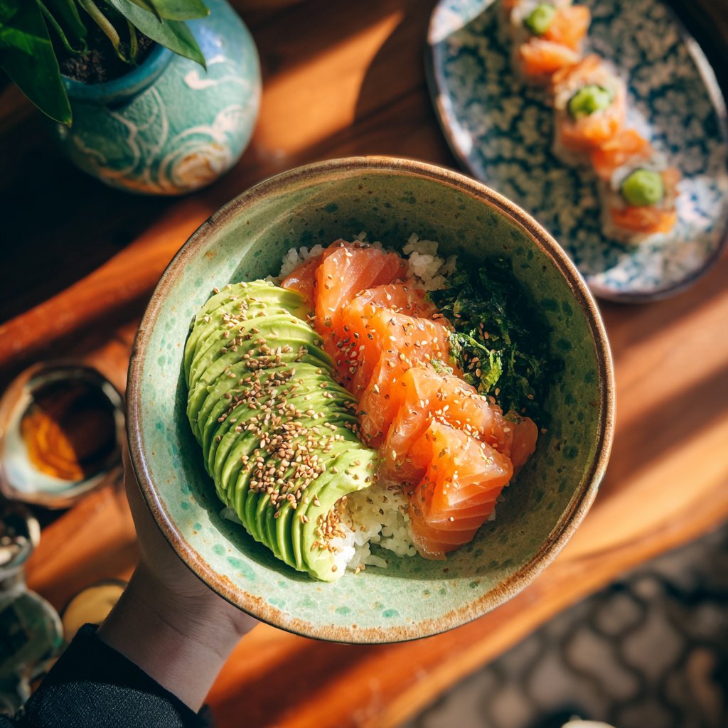Avocado Salmon Sushi Bowl