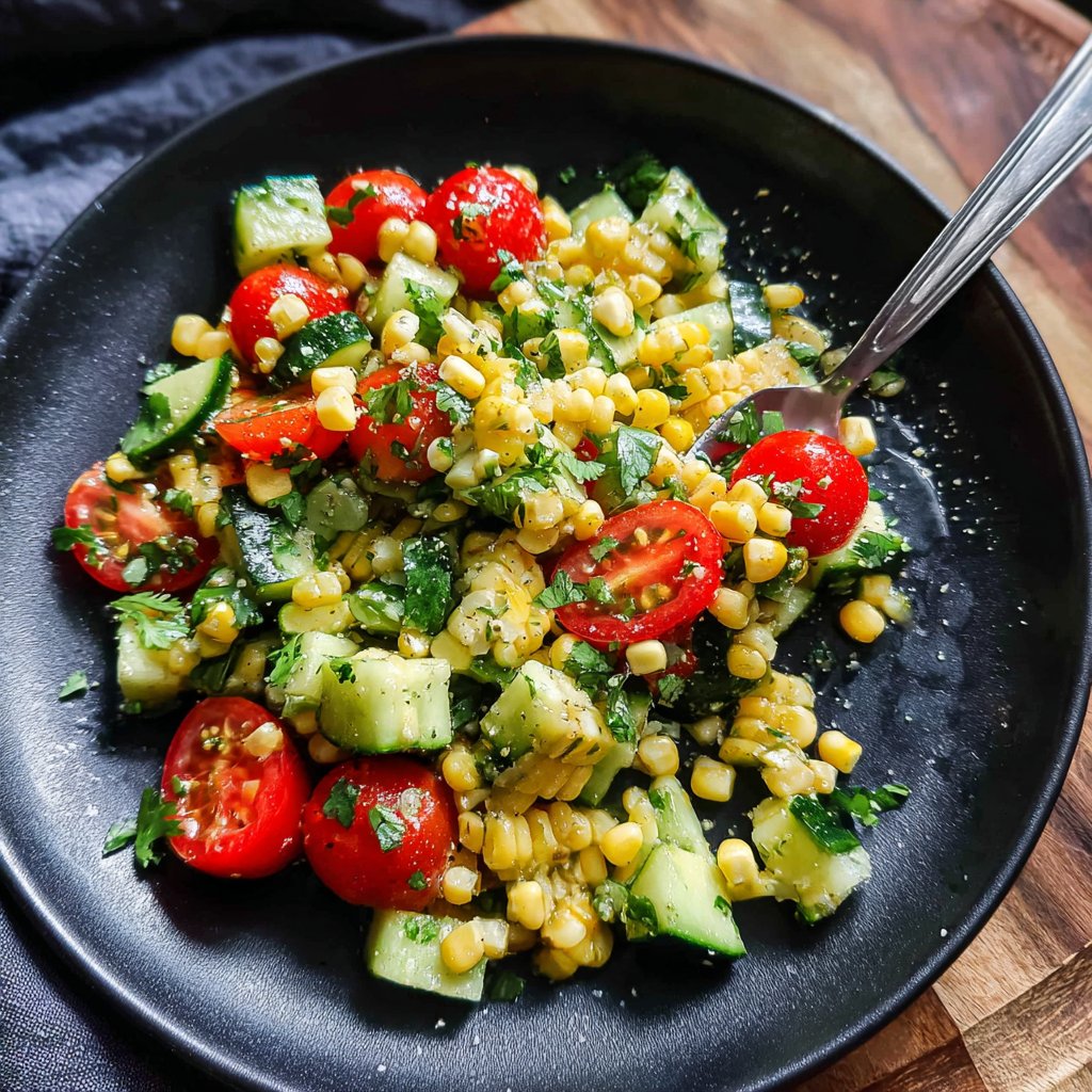 Cucumber Corn Salad