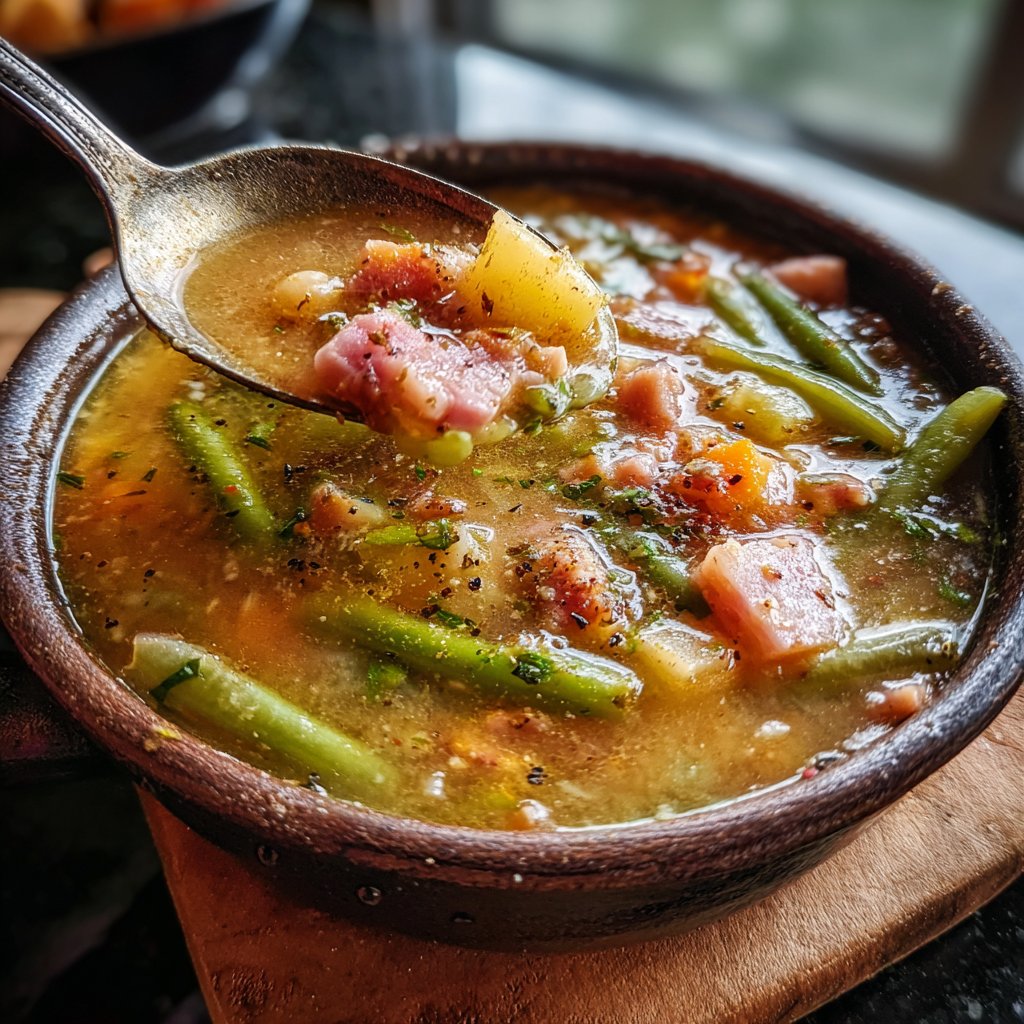 Farmhouse Ham and Bean Soup