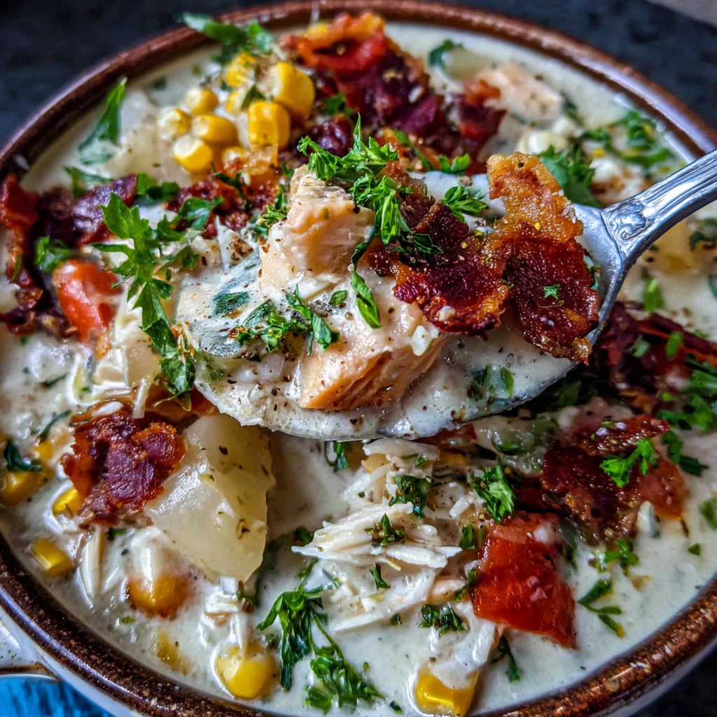 Salmon Chowder Protein Bowl